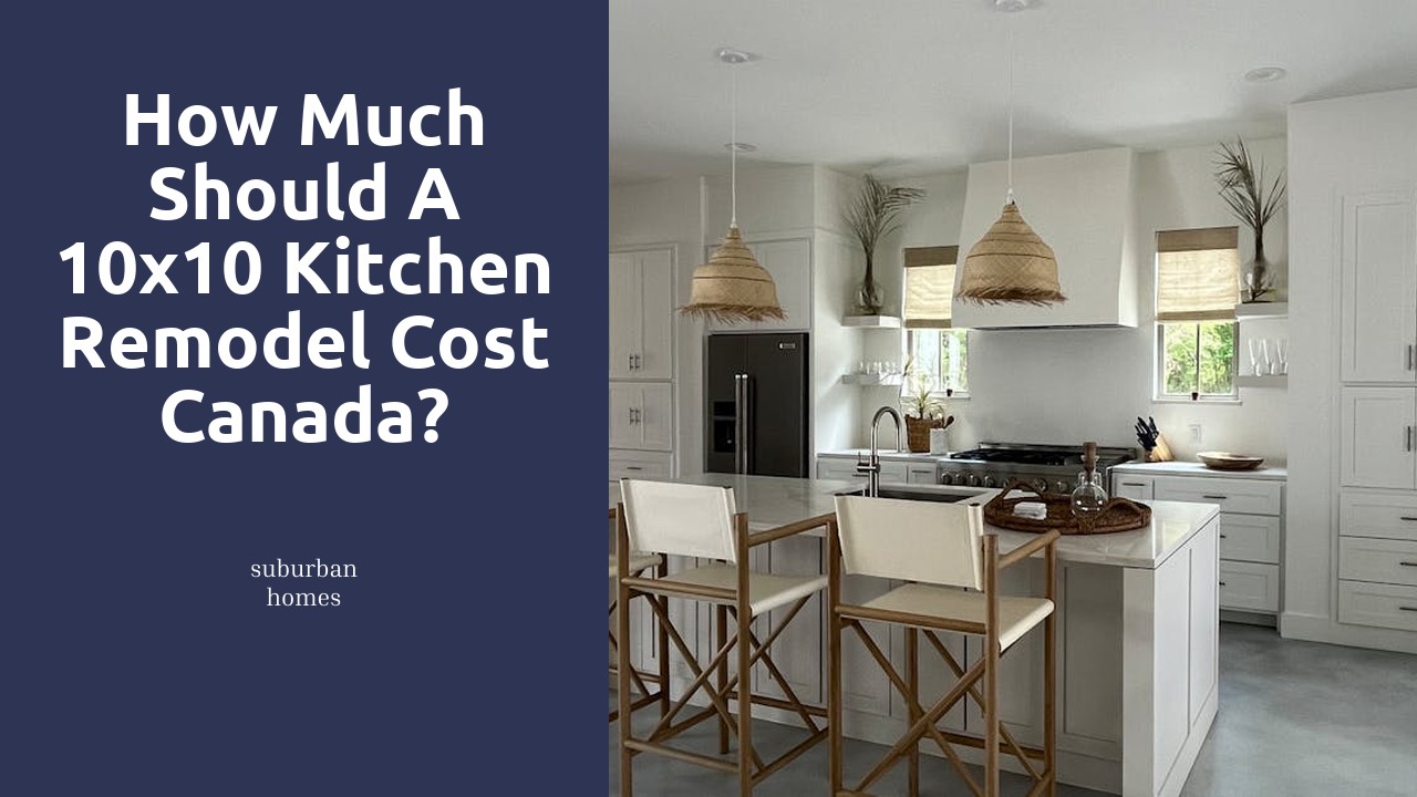 How much should a 10x10 kitchen remodel cost Canada?